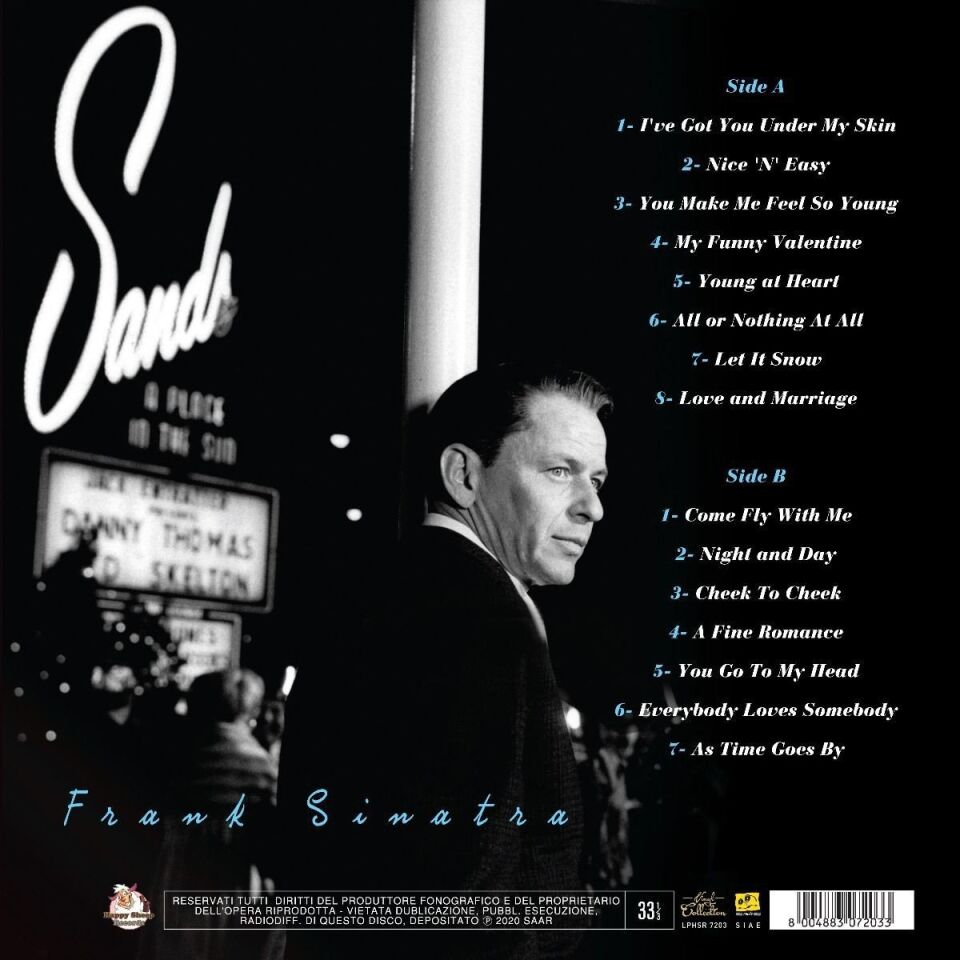 FRANK SINATRA - ULTIMATE (2020) - LP COMPILATION 180GR BLUE COLOURED EDITION SIFIR PLAK