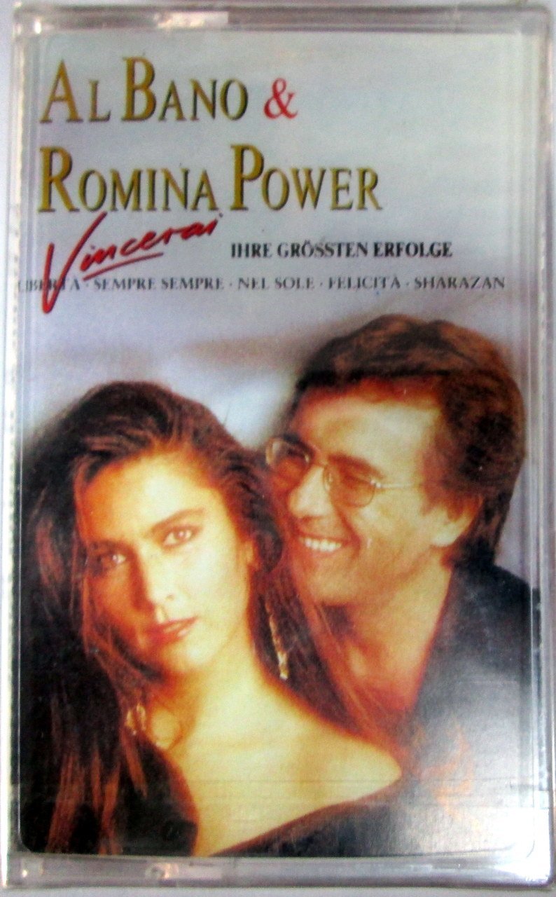AL BANO & ROMINA POWER - VINCERAI IHRE GROSSTEN ERFOLGE (1991) CASSETTE MMY MADE IN TURKEY ''NEW''