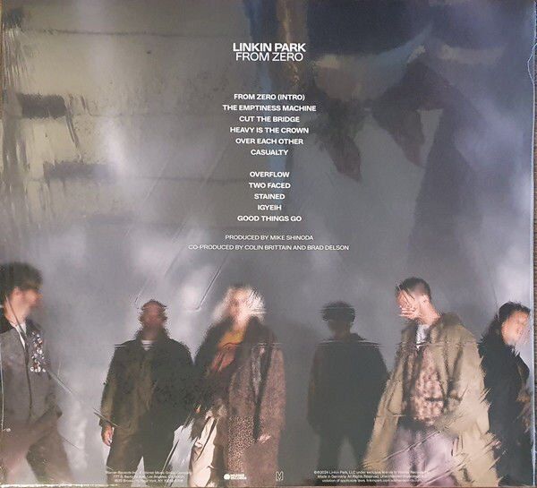 LINKIN PARK - FROM ZERO (2024) - LP TRANSPARENT PETROL COLOURED SIFIR PLAK