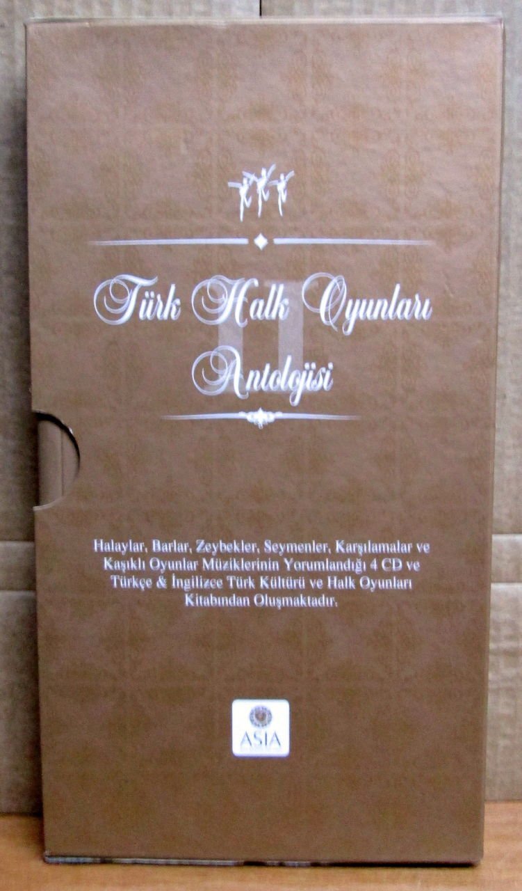 TÜRK HALK OYUNLARI ANTOLOJİSİ - 4CD + KİTAP 2.EL
