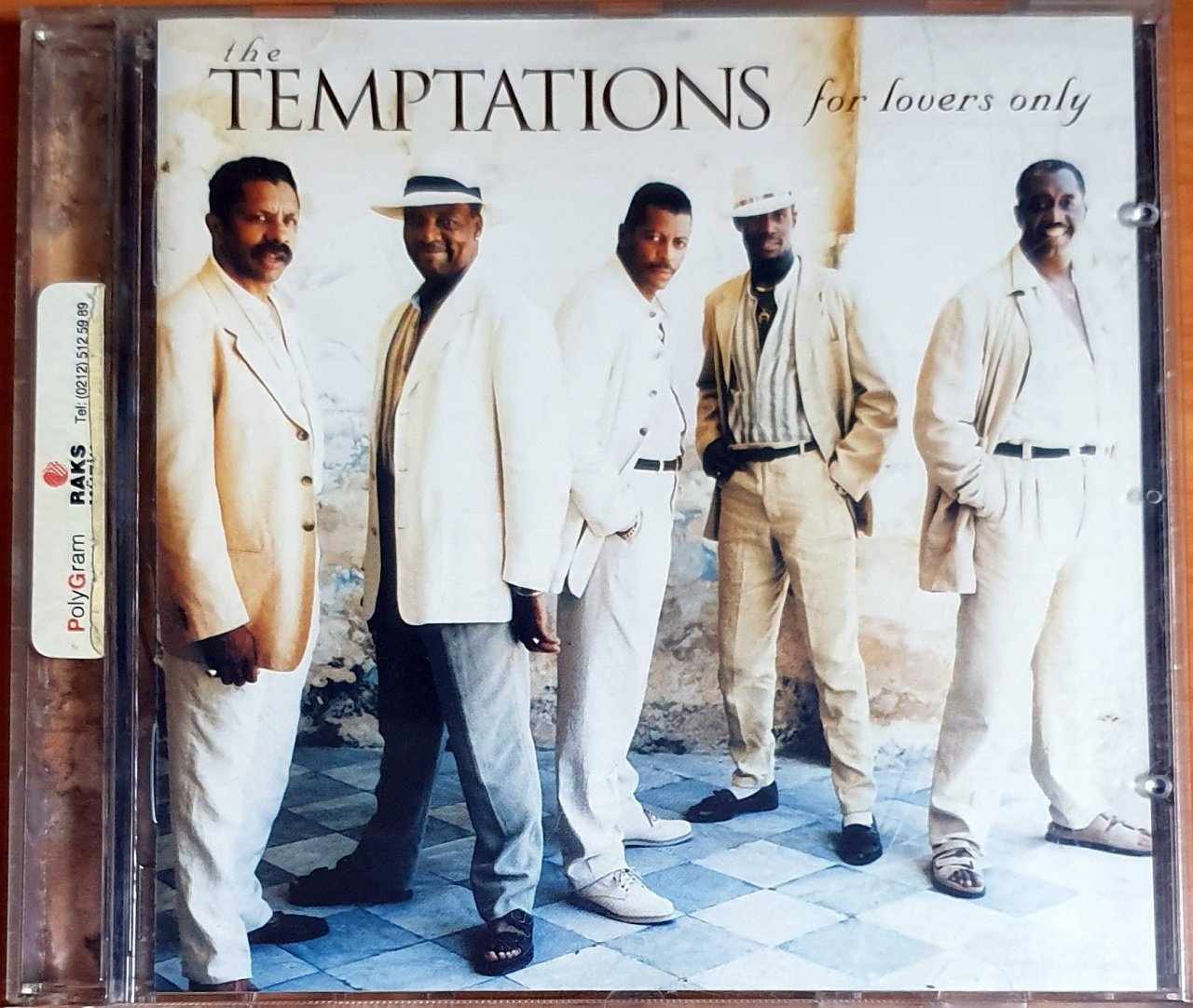 THE TEMPTATIONS - FOR LOVERS ONLY (1995) - CD MOTOWN 2.EL