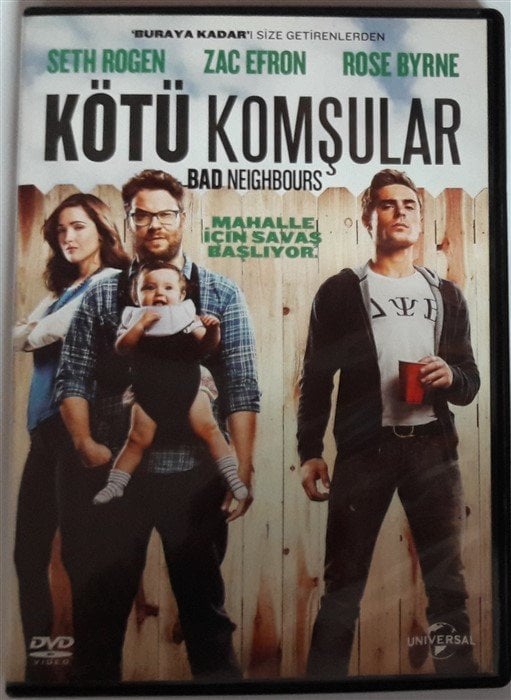 KÖTÜ KOMŞULAR - BAD NEIGHBOURS - SETH ROGEN - ZAC EFRON - DVD 2.EL