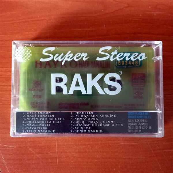 HAYKO - HAYDİ YANALIM (1992) - KASET GÖKSOY SIFIR
