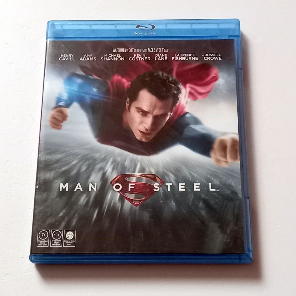 MAN OF STEEL - HENRY CAVILL, AMY ADAMS, MICHAEL SHANNON - YÖN.: ZACK SNYDER - BLU-RAY 2.EL