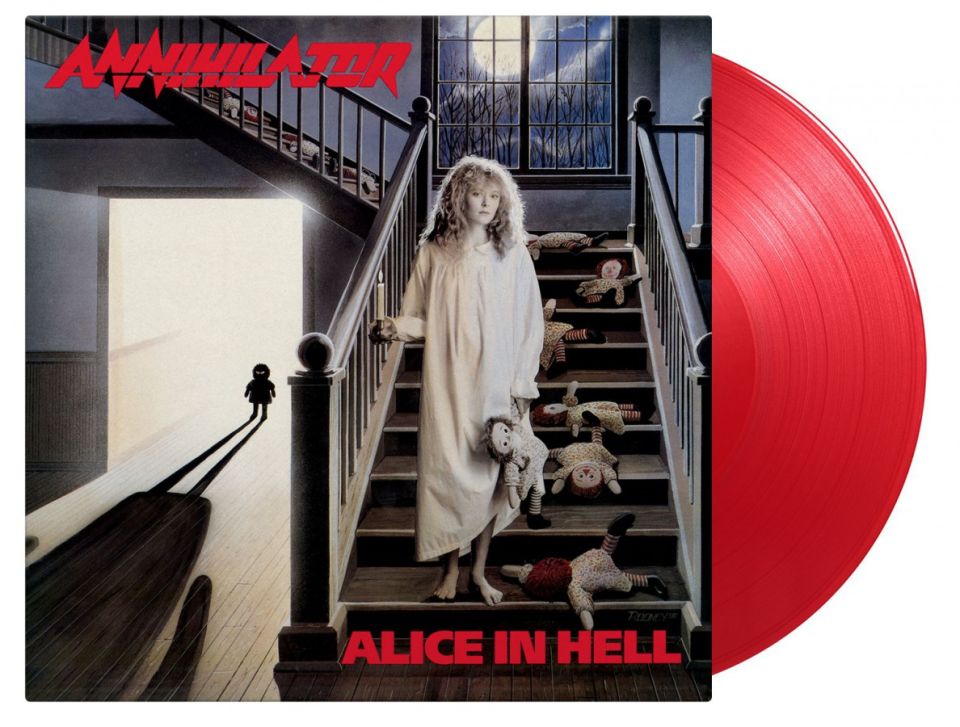 ANNIHILATOR - ALICE IN HELL (1989) - LP 2022 LIMITED EDITION NUMBERED RED VINYL SIFIR PLAK