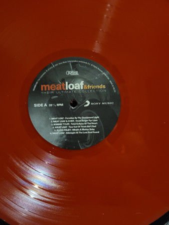 MEAT LOAF - THEIR ULTIMATE COLLECTION / MEAT LOAF & FRIENDS (2017) - LP COMPILATION 2021 RED COLOURED EDITION SIFIR PLAK