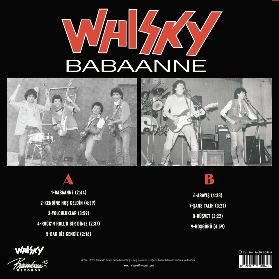 WHISKY - BABAANNE (1986) - LP 180GR 2026 BASIM SIFIR PLAK