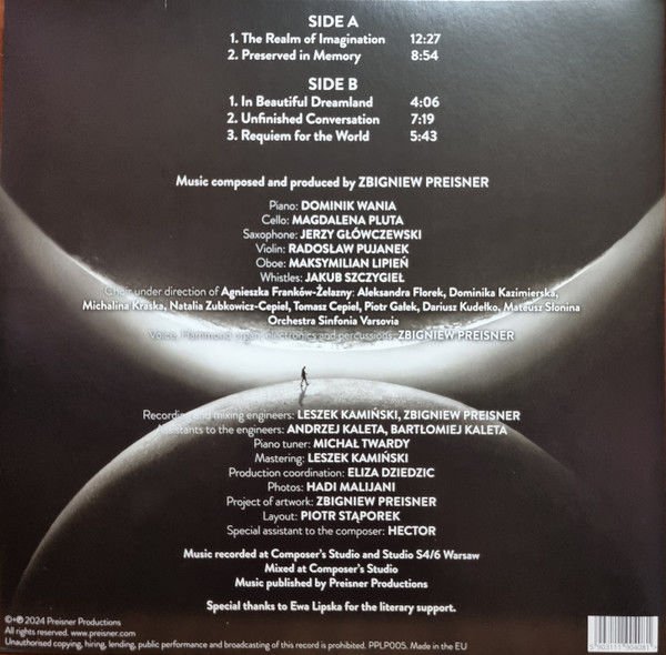 ZBIGNIEW PREISNER - MELANCHOLY (2024) - LP CONTEMPORARY CLASSICAL CHORAL  SIFIR PLAK