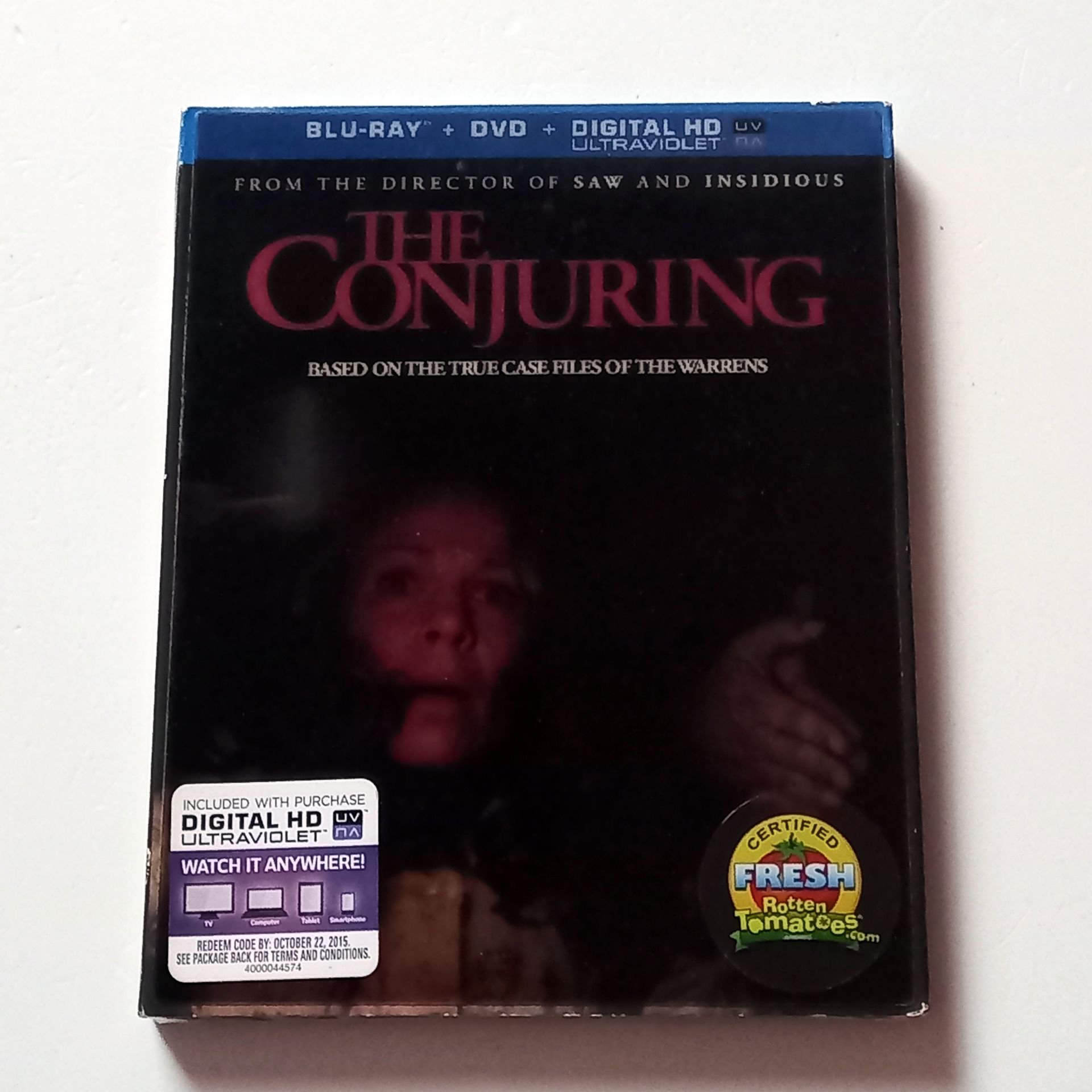 THE CONJURING - PATRICK WILSON, VERA FARMIGA, RON LIVINGSTON - YÖN.: JAMES WAN - BLU-RAY + DVD HOLOGRAM SLIPCASE SIFIR 1. BÖLGE TR ALTYAZI YOKTUR