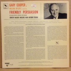 FRIENDLY PERSUASION SOUNDTRACK DIMITRI TIOMKIN 2.EL PLAK