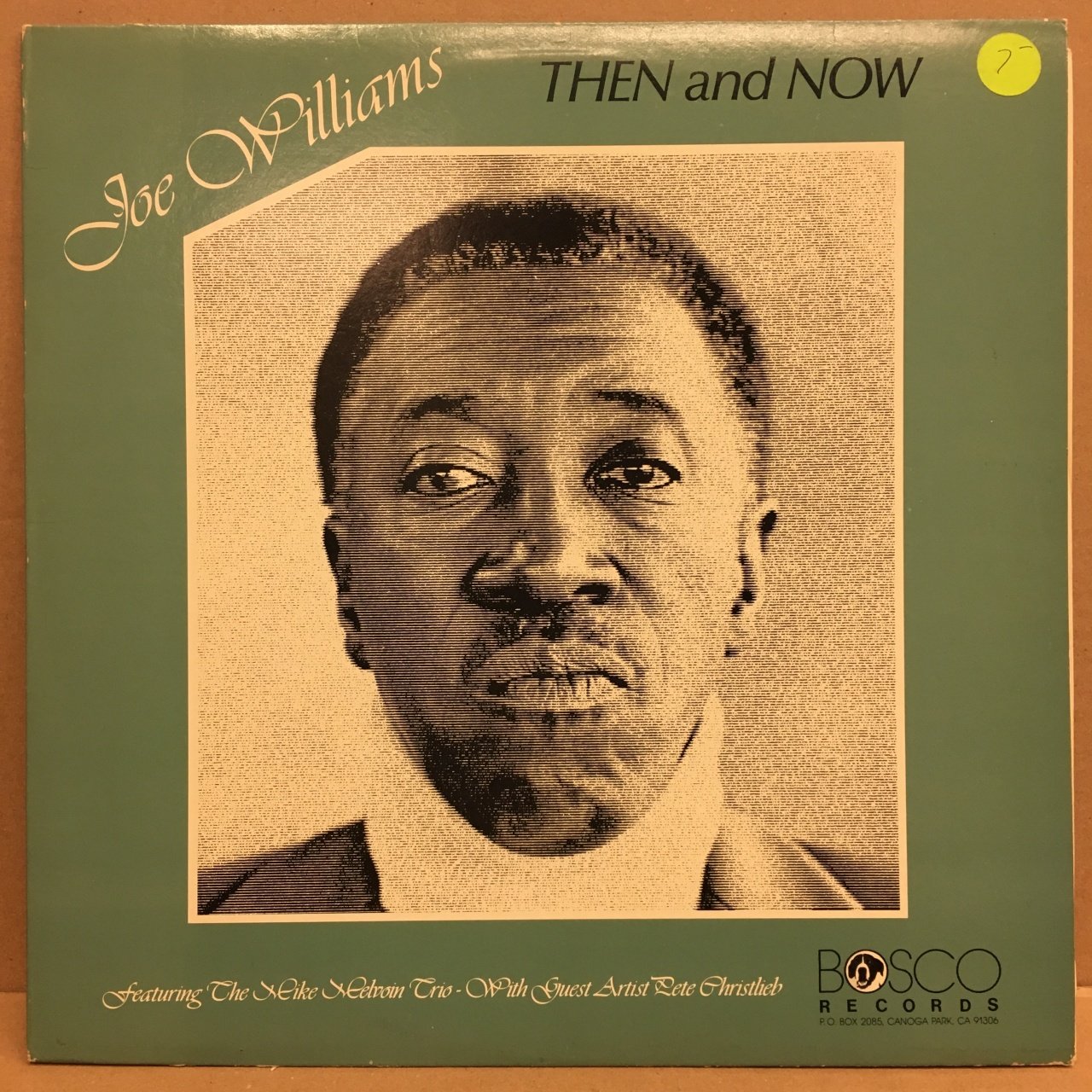 JOE WILLIAMS - THEN AND NOW 1984 2.EL PLAK
