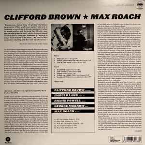 CLIFFORD BROWN & MAX ROACH – CLIFFORD BROWN & MAX ROACH (1954) - LP 2010 REISSUE 180GR SIFIR PLAK