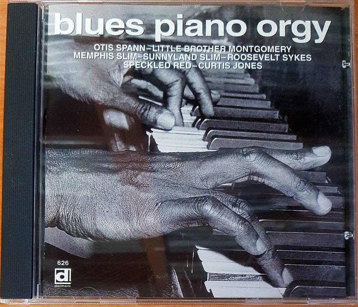 BLUES PIANO ORGY / OTIS SPANN LITTLE BROTHER MONTGOMERY MEMPHIS SLIM (1972) 1996 REISSUE CD 2.EL