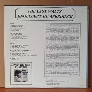 ENGELBERT HUMPERDINCK - THE LAST WALTZ (1967) - LP 2.EL PLAK
