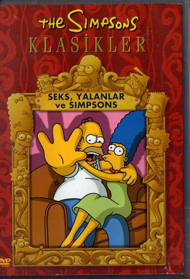 THE SIMPSONS KLASİKLER - SEKS, YALANLAR VE SIMPSONS - 4 BÖLÜM - DVD 2.EL
