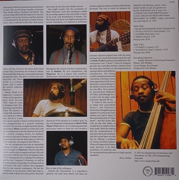 JOHNNY DYANI WITH JOHN TCHICAI & DUDU PUKWANA – WITCHDOCTOR'S SON (1978) - LP 2025 REISSUE 180GR SIFIR PLAK