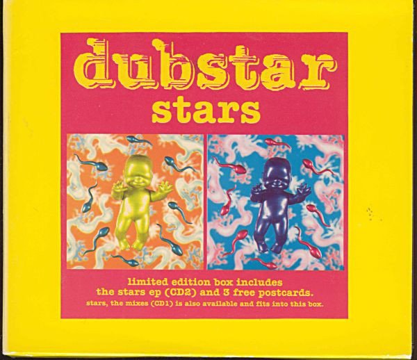 DUBSTAR  – THE STARS EP (1996) - 2 CD + KARTPOSTAL SINGLE BOX SIFIR