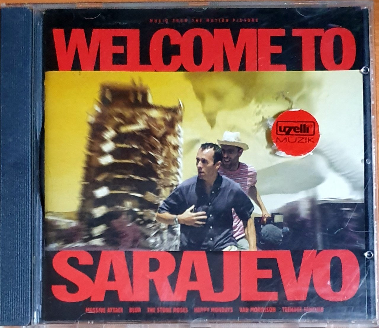 WELCOME TO SARAJEVO SOUNDTRACK / MASSIVE ATTACK, BLUR, THE STONE ROSES, VAN MORRISO, TEENAGE FANCLUB (1997) - CD 2.EL