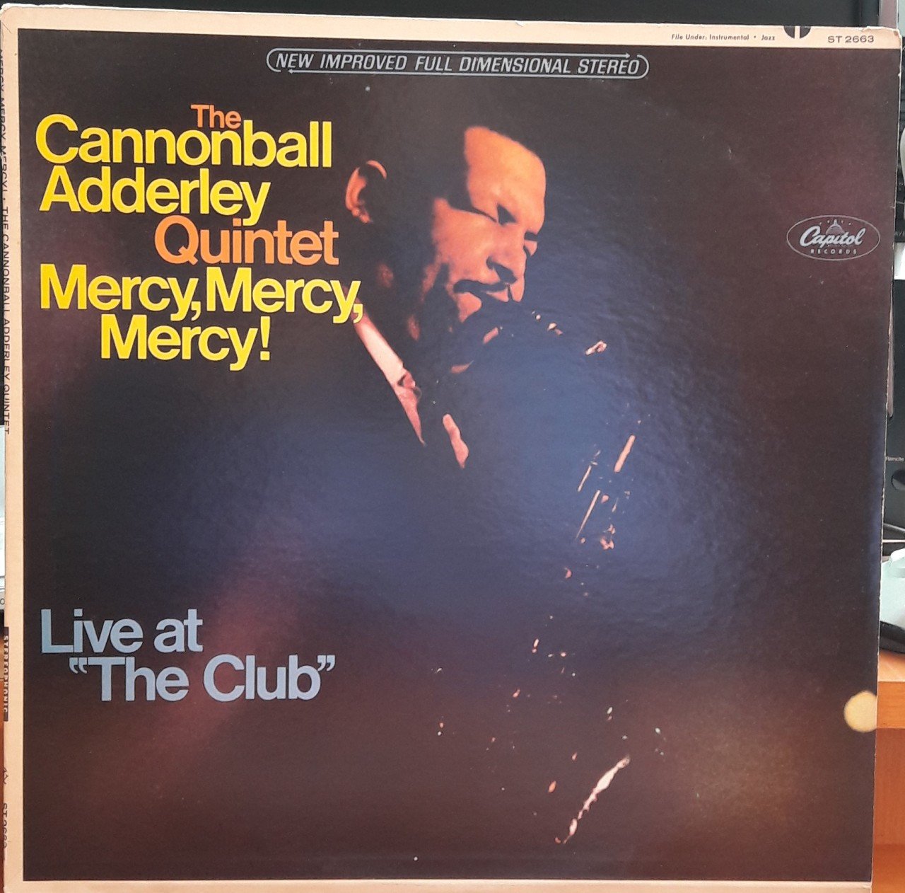 CANNONBALL ADDERLEY - MERCY, MERCY, MERCY'  LIVE AT ''THE CLUB'' - PLAK 2.EL