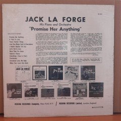 JACK LA FORGE - PROMISE HER ANYTHING - LP DÖNEM BASKISI SIFIR PLAK