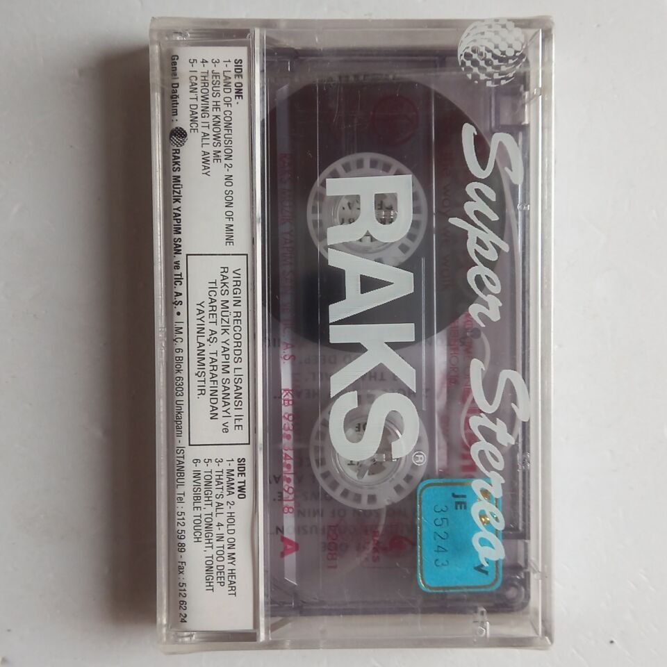 GENESIS - LIVE - THE WAY WE WALK VOLUME ONE: THE SHORTS (1993) - KASET SIFIR