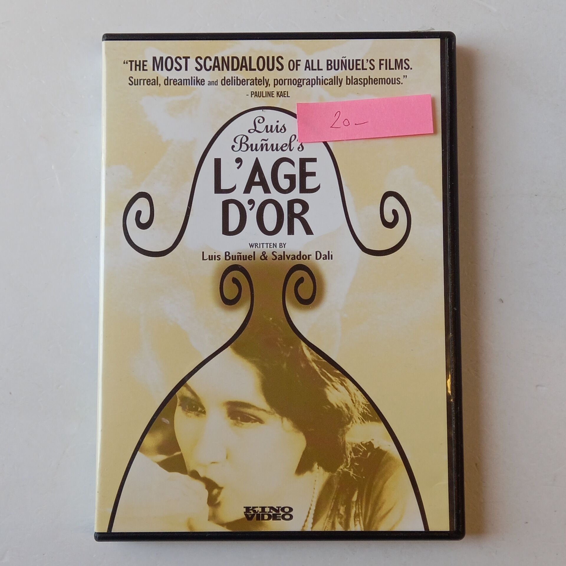L'AGE D'OR - LUIS BUNUEL, GASTON MODOT - DVD 1.BÖLGE 2.EL