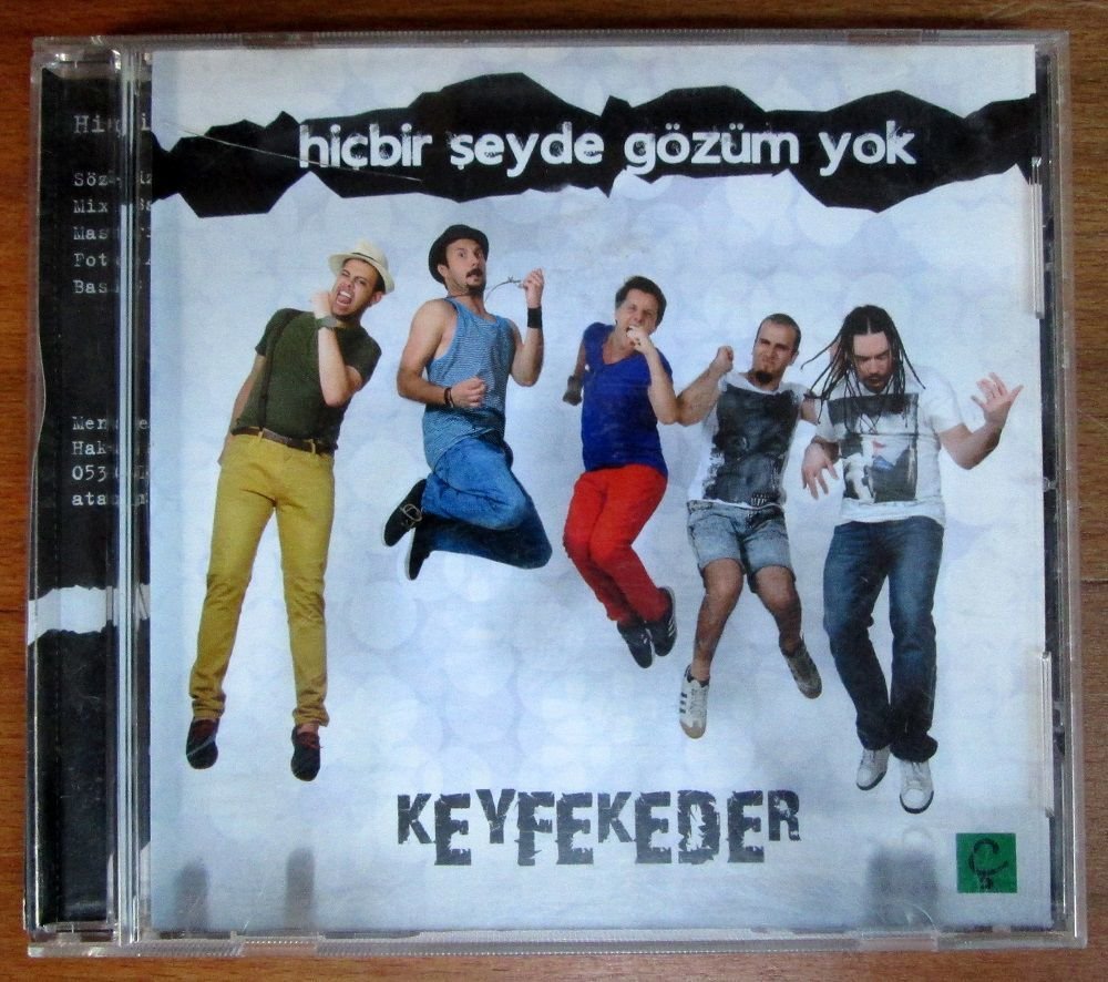 KEYFEKEDER - HİÇ BİR ŞEYDE GÖZÜM YOK CD 2.EL