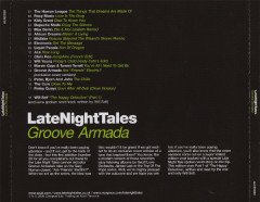 GROOVE ARMADA - LATE NIGHT TALES (2008) - CD COMPILATION HUMAN LEAGUE ROXY MUSIC DEPECHE MODE CHRIS REA THE CURE 2.EL