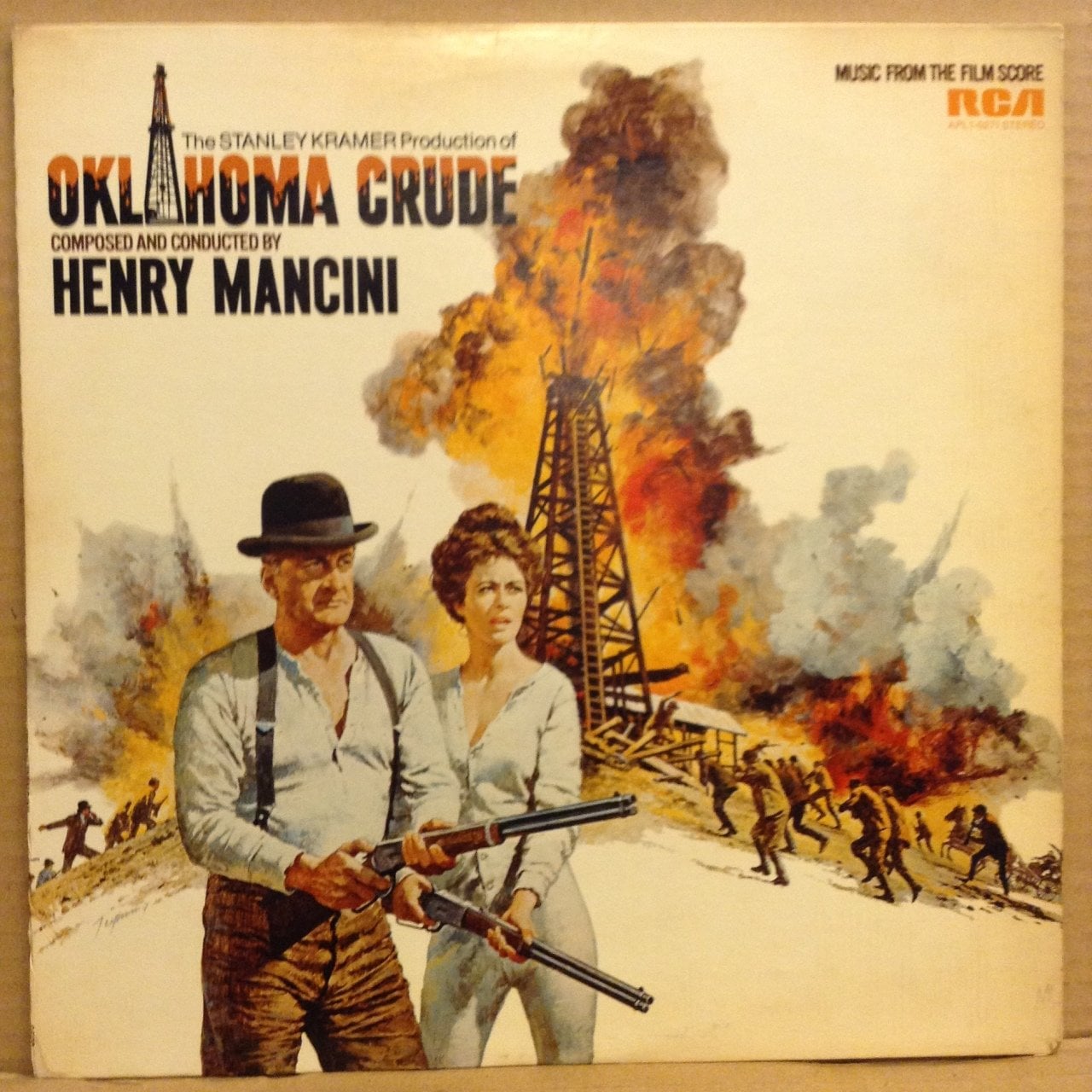 OKLAHOMA CRUDE SOUNDTRACK HENRY MANCINI 1973 2.EL PLAK