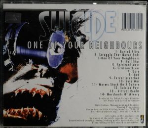 SUICIDE - ONE OF YOUR NEIGHBOURS (2004) - TURKISH DEATH METAL CD AMBALAJINDA SIFIR