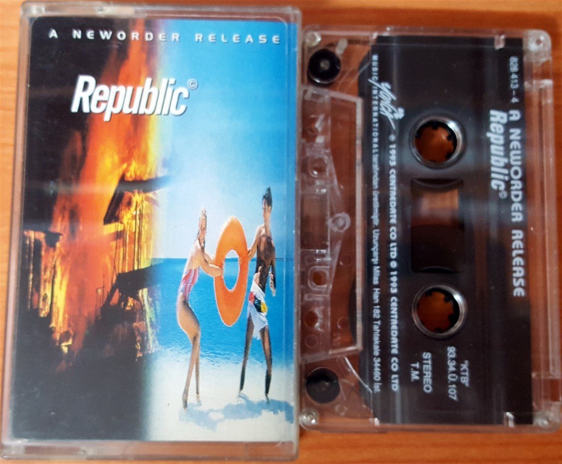 NEW ORDER - REPUCLIC (1993) YONCA CASSETTE MADE IN TURKEY ''USED''