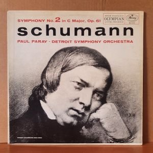 SCHUMANN: SYMPHONY NO.2 IN C MAJOR, OP. 61 / PAUR ARAY, DETROIT SYMHONY ORCHESTRA (1956) - LP 2.EL PLAK