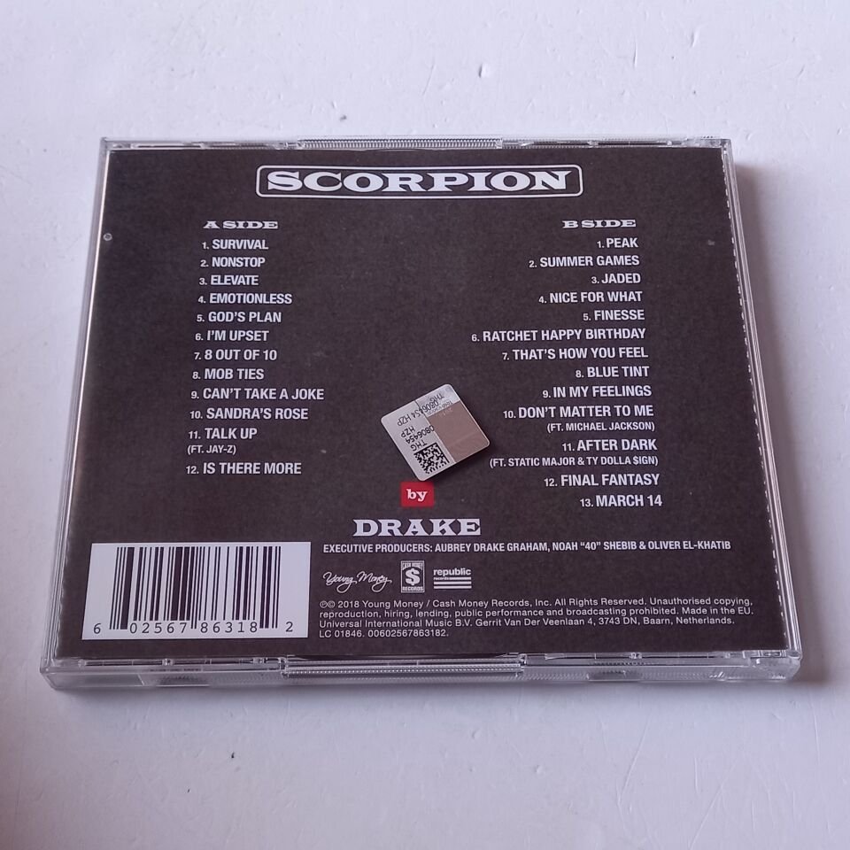 DRAKE – SCORPION (2018) - 2CD 2.EL