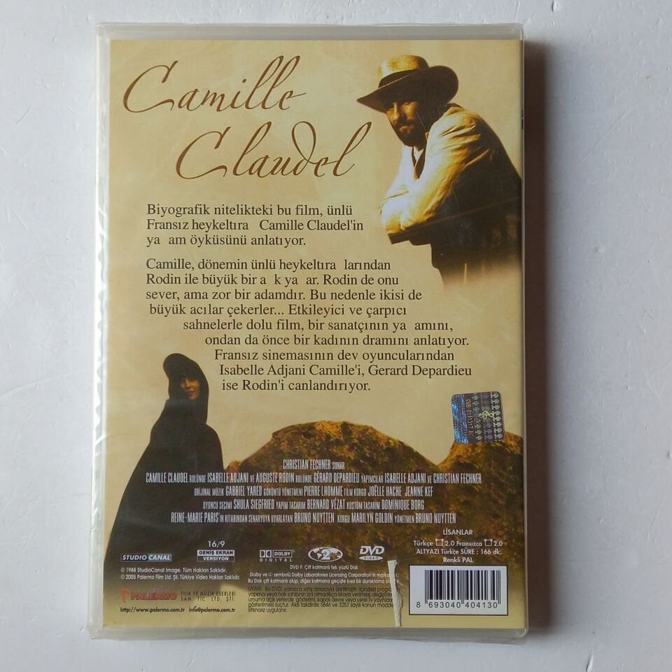 CAMILLE CLAUDEL - ISABELLE ADJANI, GERARD DEPARDIEU - DVD AMBALAJINDA SIFIR