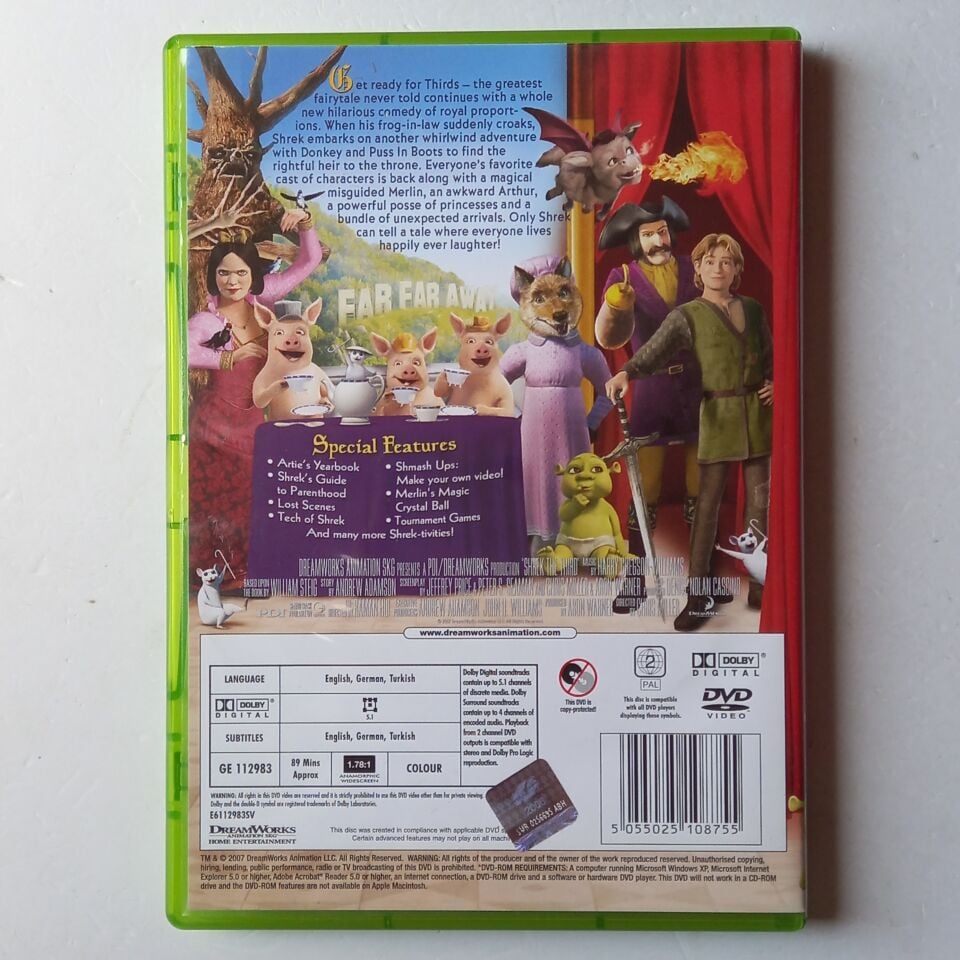 SHREK: THE THIRD - DVD 2.EL