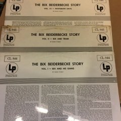 THE BIX BEIDERBECKE STORY VOLUME 1, 2, 3 DÖNEM BASKI SIFIR 3PLAK