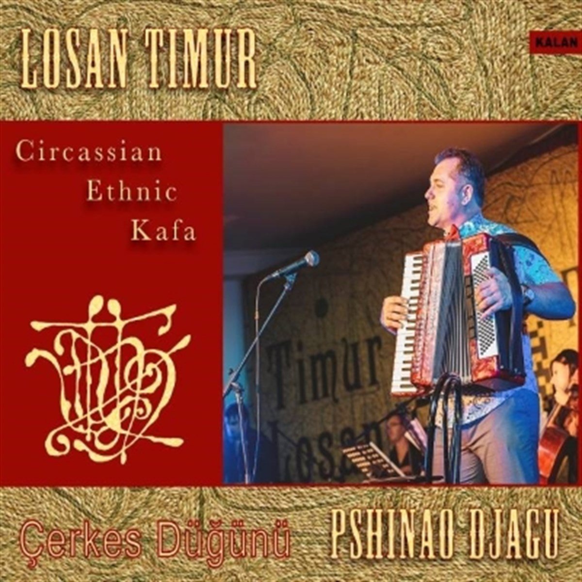 LOSAN TİMUR - ÇERKES DÜĞÜNÜ (2014) - CD DIGIPACK KALAN MÜZİK ÇERKES MÜZİĞİ SIFIR