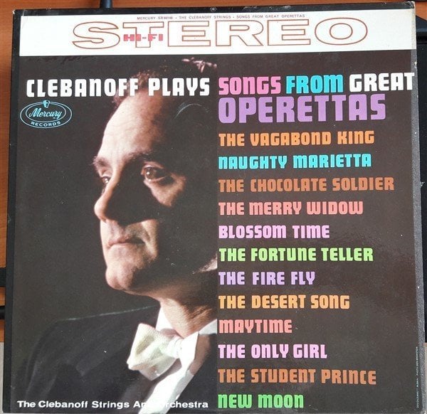 CLEBANOFF PLAYS SONGS FROM GREAT OPERETTAS - LP 2.EL