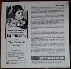 CLEBANOFF PLAYS SONGS FROM GREAT OPERETTAS - LP 2.EL