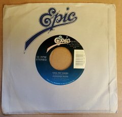 JENNIFER RUSH - FLAMES OF PARADISE (duet with ELTON JOHN) / CALL MY NAME (1987) - 7'' 45 DEVİR SINGLE PLAK