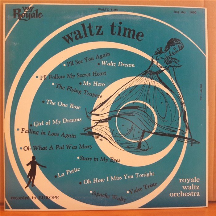 WALTZ TIME - ROYALE WALTZ ORCHESTRA - LP 2.EL PLAK