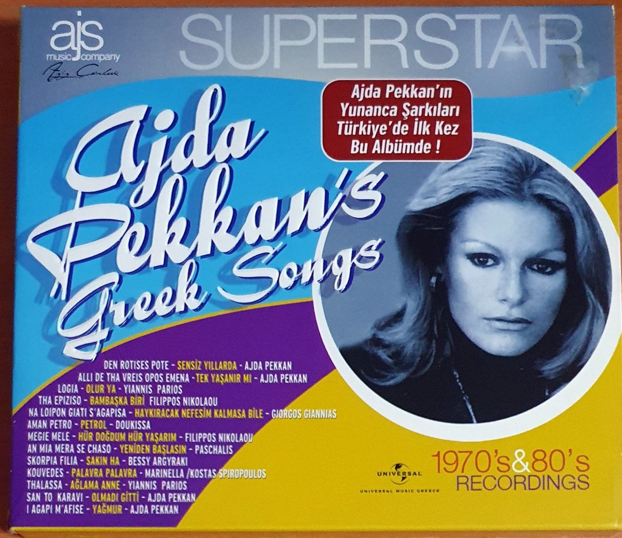 AJDA PEKKAN - SUPERSTAR / GREEK SONGS (2010) - CD 2.EL