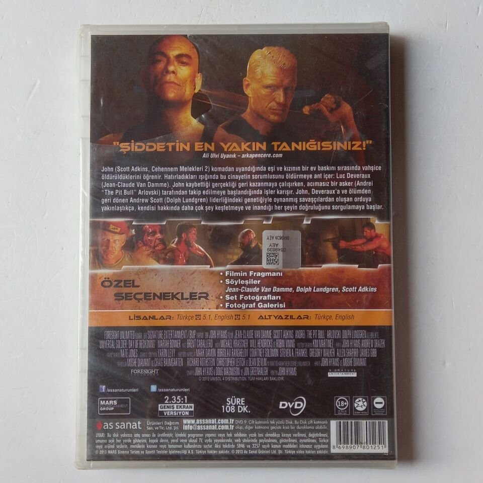 EVRENİN ASKERLERİ İNTİKAM GÜNÜ - JEAN CLAUDE VAN DAMME - DVD AMBALAJINDA SIFIR