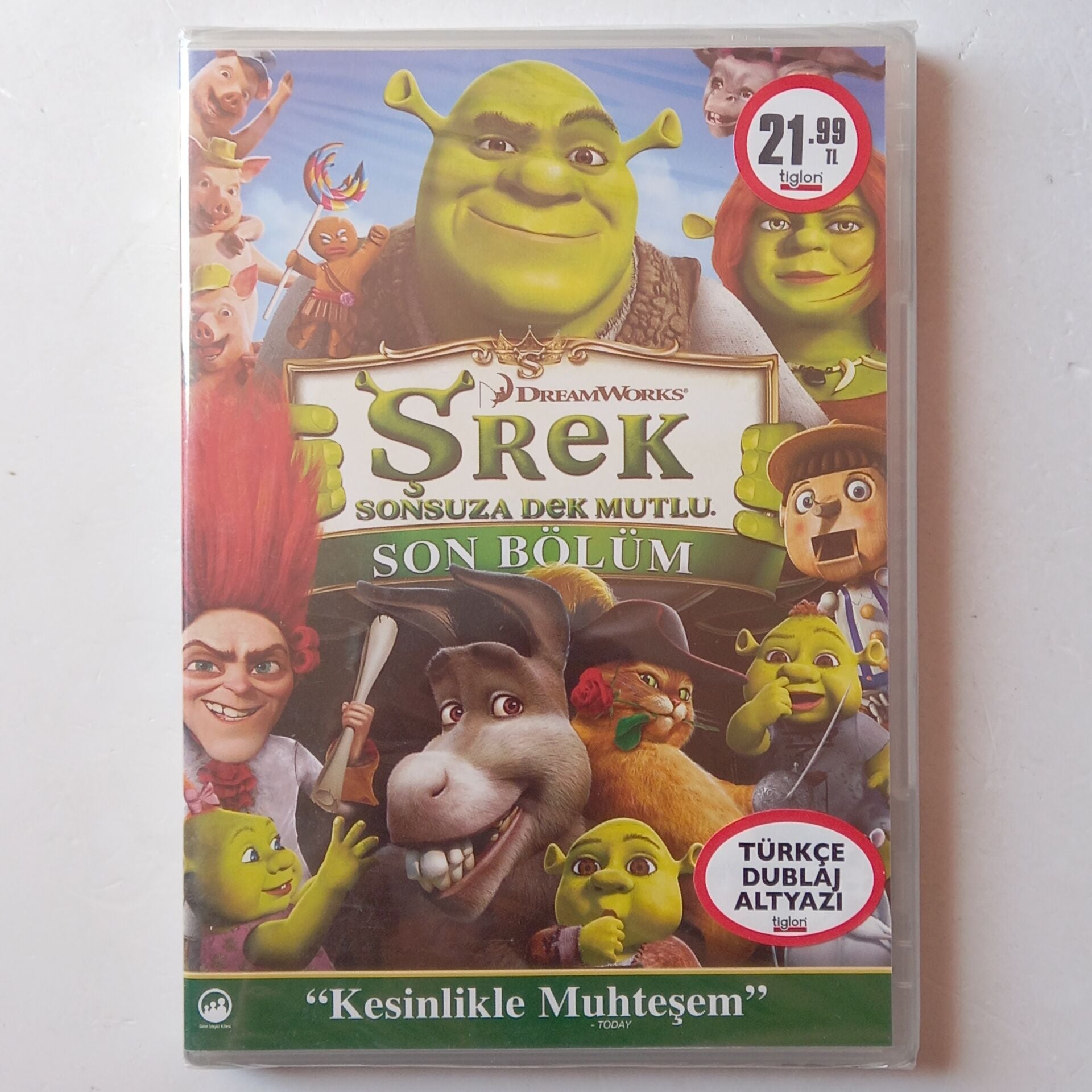 SHREK ŞREK: SONSUZA DEK MUTLU / SON BÖLÜM - DVD AMBALAJINDA SIFIR