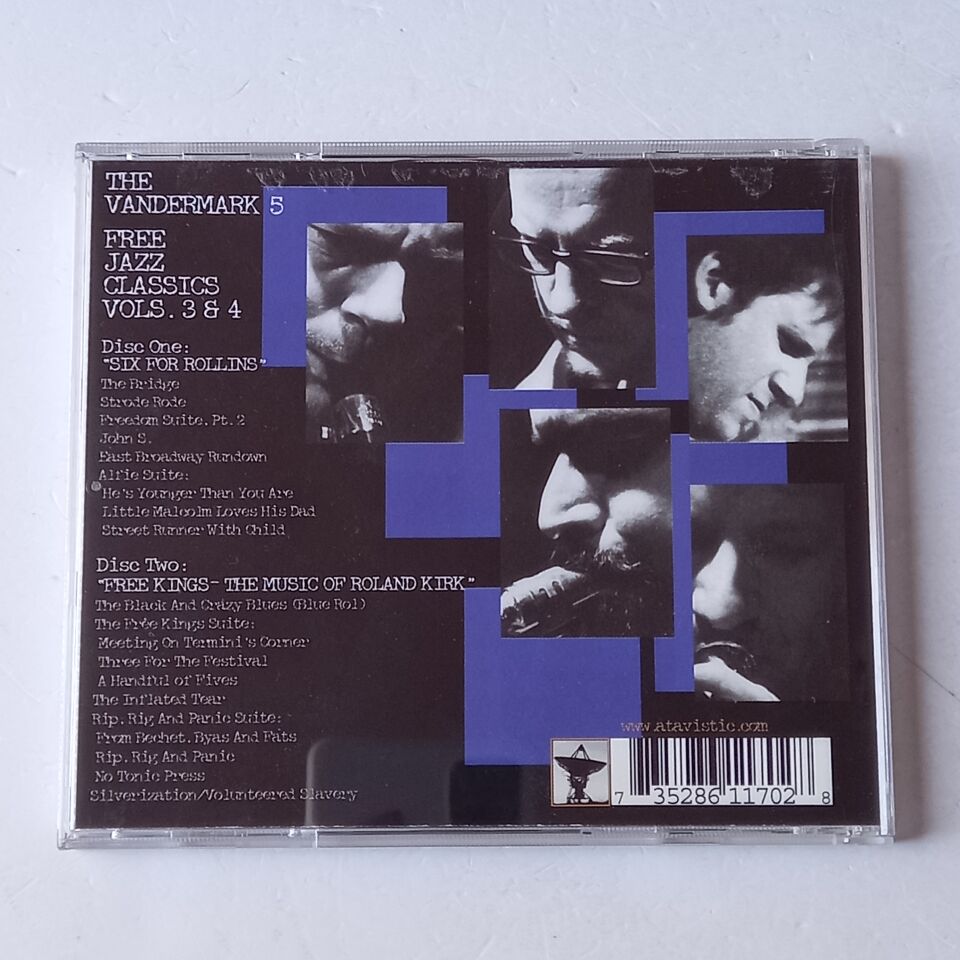 THE VANDERMARK 5 – FREE JAZZ CLASSICS VOLS. 3 & 4 (2006) - 2CD İMZALI 2.EL