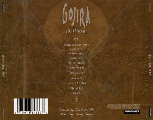 GOJIRA – FORTITUDE (2021) - CD JEWEL CASE AMBALAJINDA SIFIR