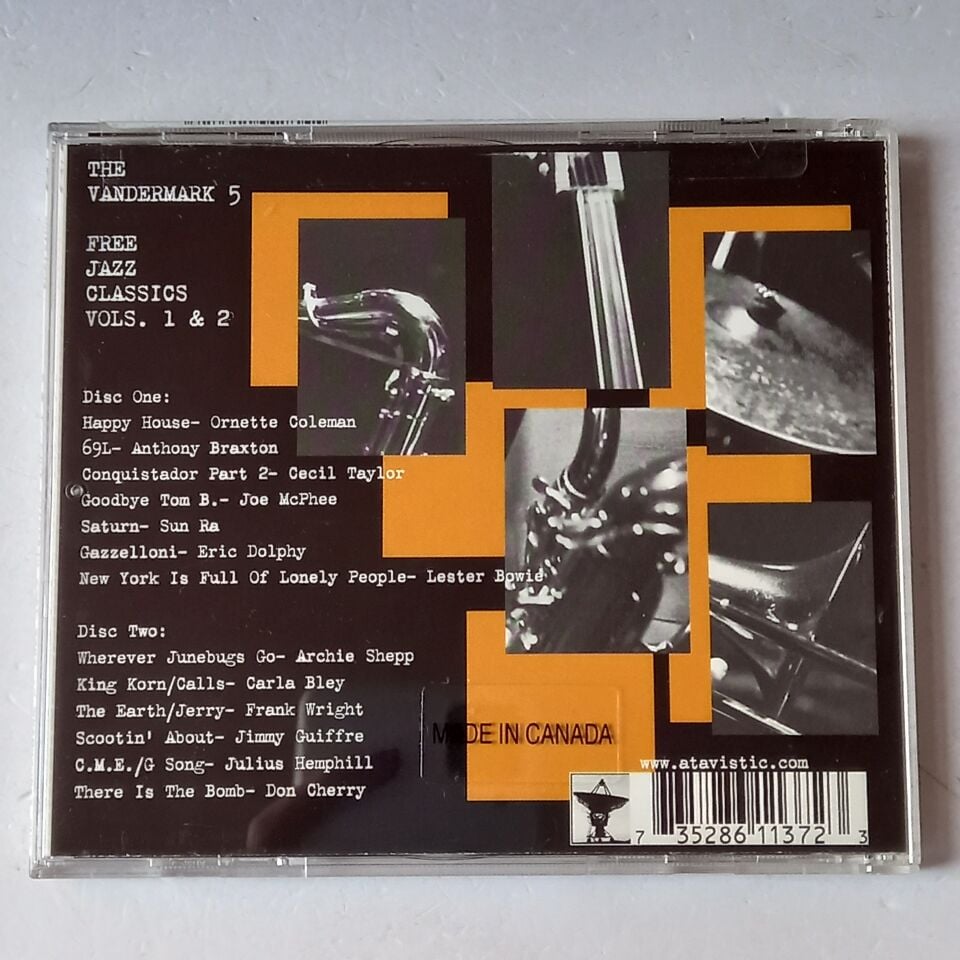 THE VANDERMARK 5 – FREE JAZZ CLASSICS VOLS. 1 & 2 (2001) - 2CD İMZALI 2.EL