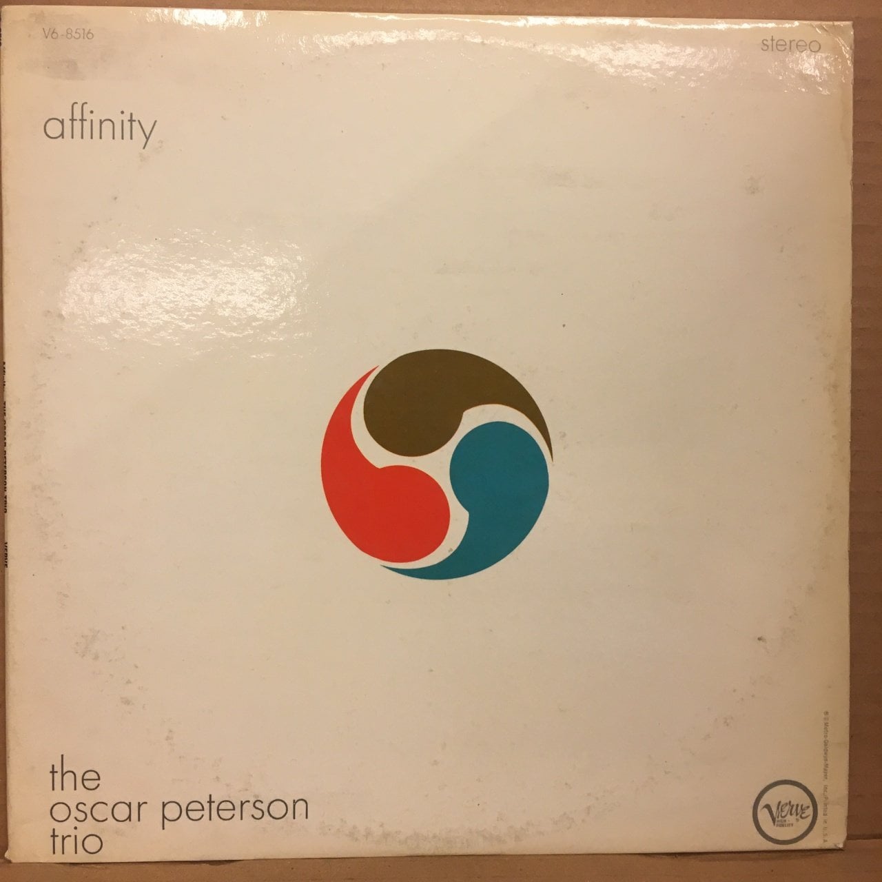 OSCAR PETERSON TRIO - AFFINITY RAY BROWN, ED THIGPEN 1962 2.EL PLAK
