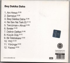SAKARELLER - BEŞ DAKİKA DAHA - (2010) - CD SIFIR PEYOTE MÜZİK