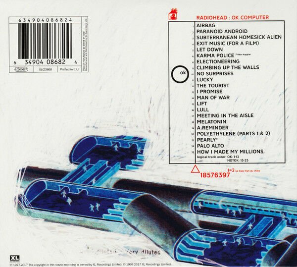 RADIOHEAD – OK COMPUTER OKNOTOK 1997 2017 (2017) - 2CD SIFIR